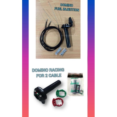 UNIVERSAL FUEL INJECTION HANDLE GRIP DOMINO FAST THROTTLE HANDLE GRIP ...