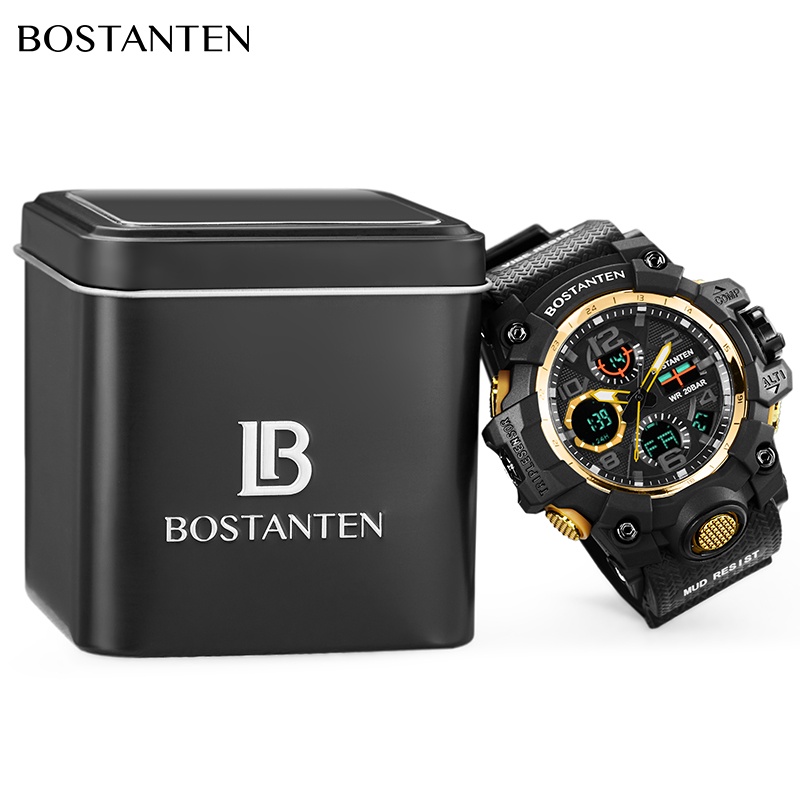 Mens Watches Bostanten Watch Price SANDA NEW Fashion Military