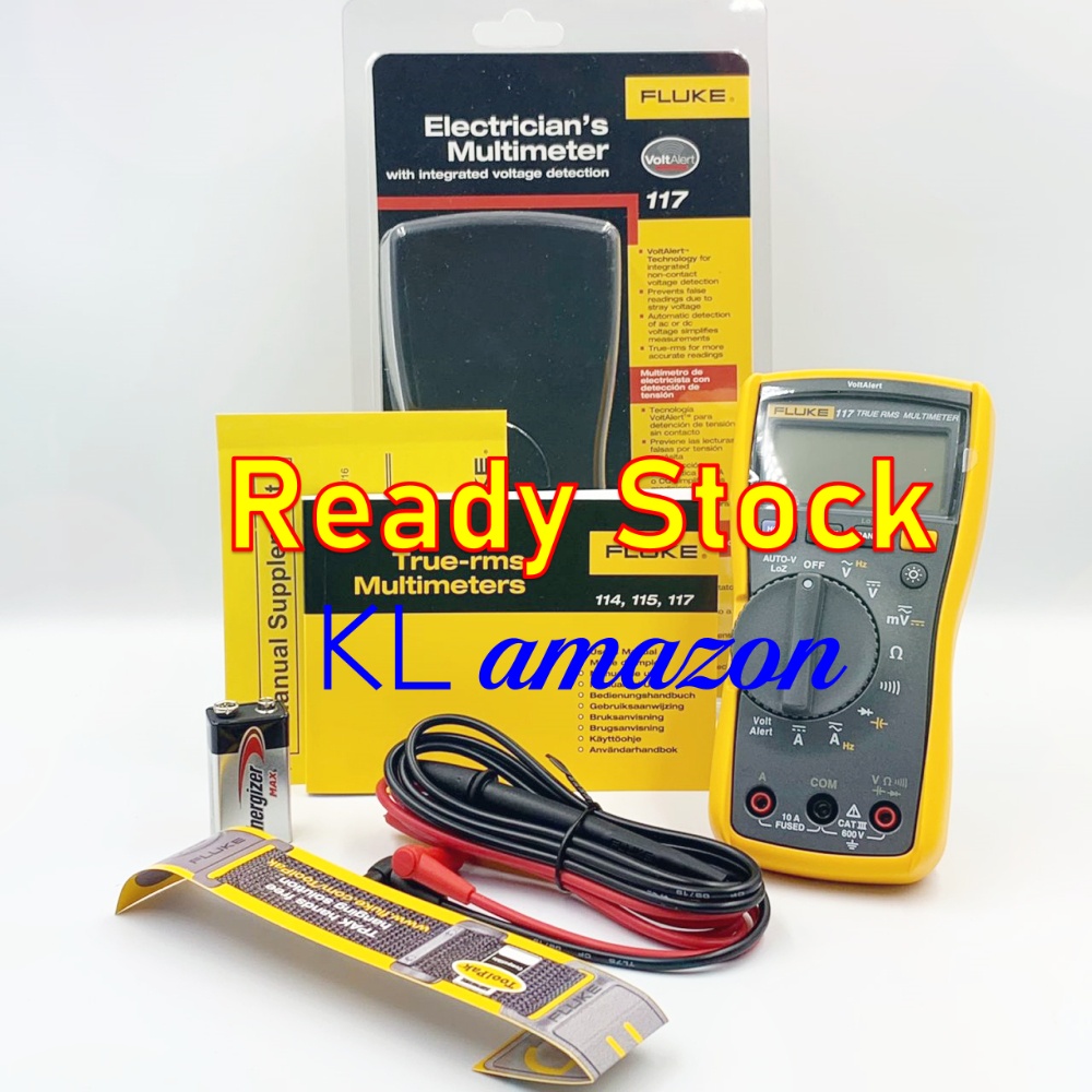 (100 ORIGINAL FLUKE! FAST DELIVERY) Fluke 117 Digital Multimeter with