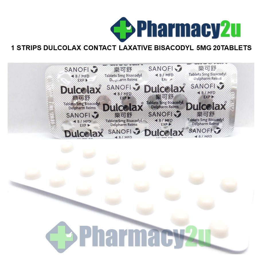 *EXP 10/2023* 1 STRIP DULCOLAX CONTACT LAXATIVE BISACODYL 5MG 20 TABLETS Shopee Malaysia