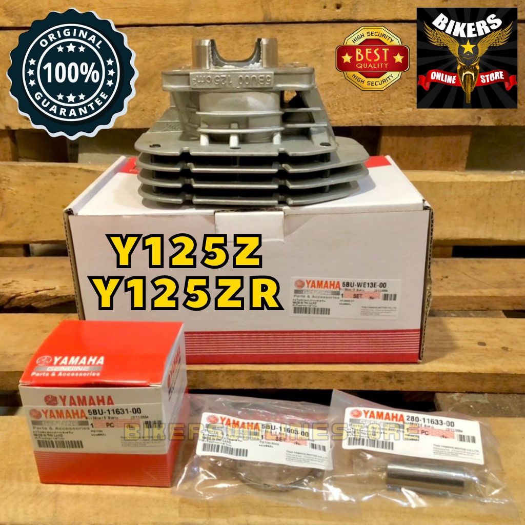 Cylinder Block Set YAMAHA 125 125z 125zr 100% Original Made in Thailand ...