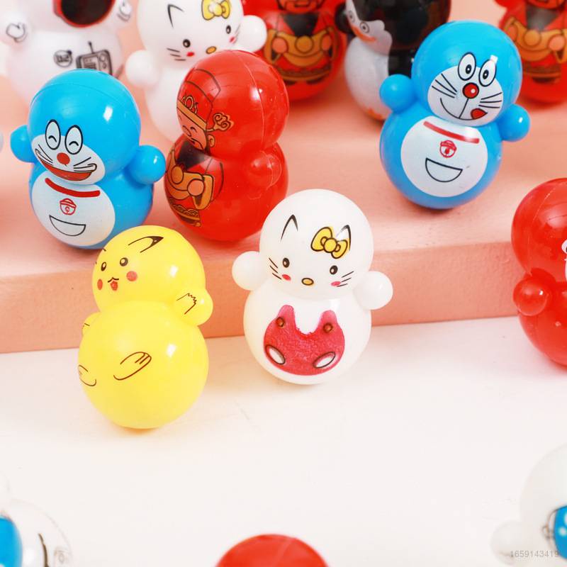 Cute Giveaways Rocking Head Toy Party Bag Tumbler Game Cute Baby Mini