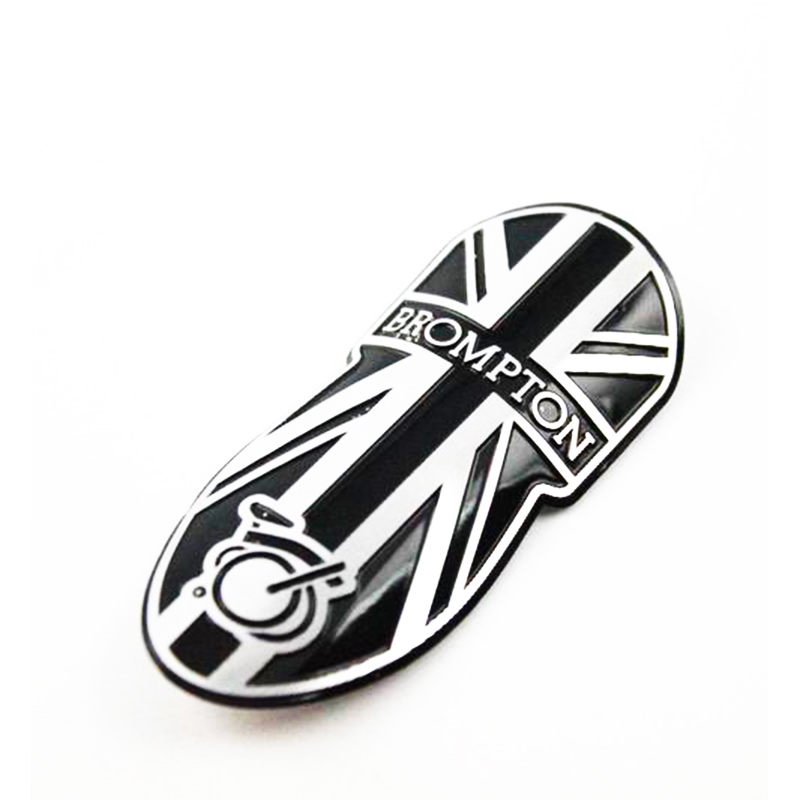 Bike badge sticker for Brompton fold bike Metal Decal Head Badge Frame ...