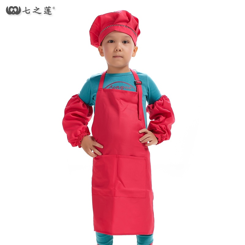 Set Apron Topi Chef Kanakkanak 88006 Lengan yang Mudah dan Comel