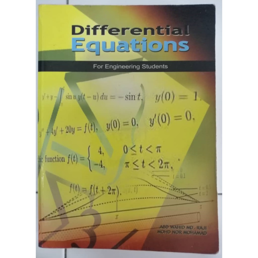 Different Equations for Engineering Students 2nd hand book UTM UTHM ...