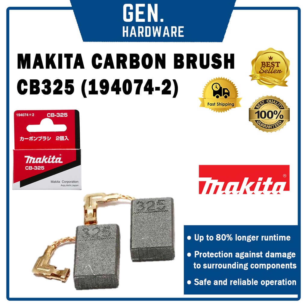 MAKITA CARBON BRUSH CB325 (194074-2) | Shopee Malaysia