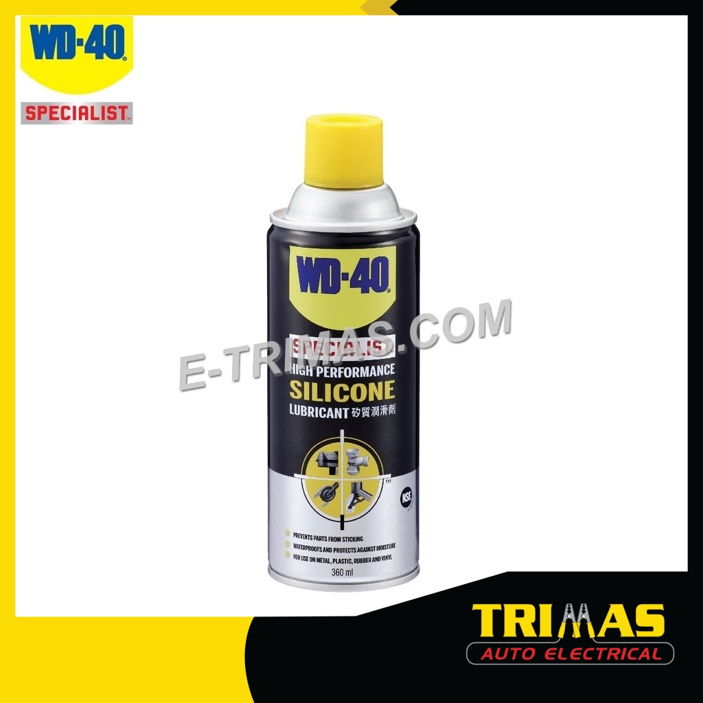 WD-40 Specialist High Performance Silicone Waterproofs Lubricant Spray 360ml