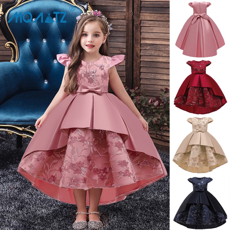 MQATZ Formal Evening Dress Girl Kids Dresses For Girls Children ...