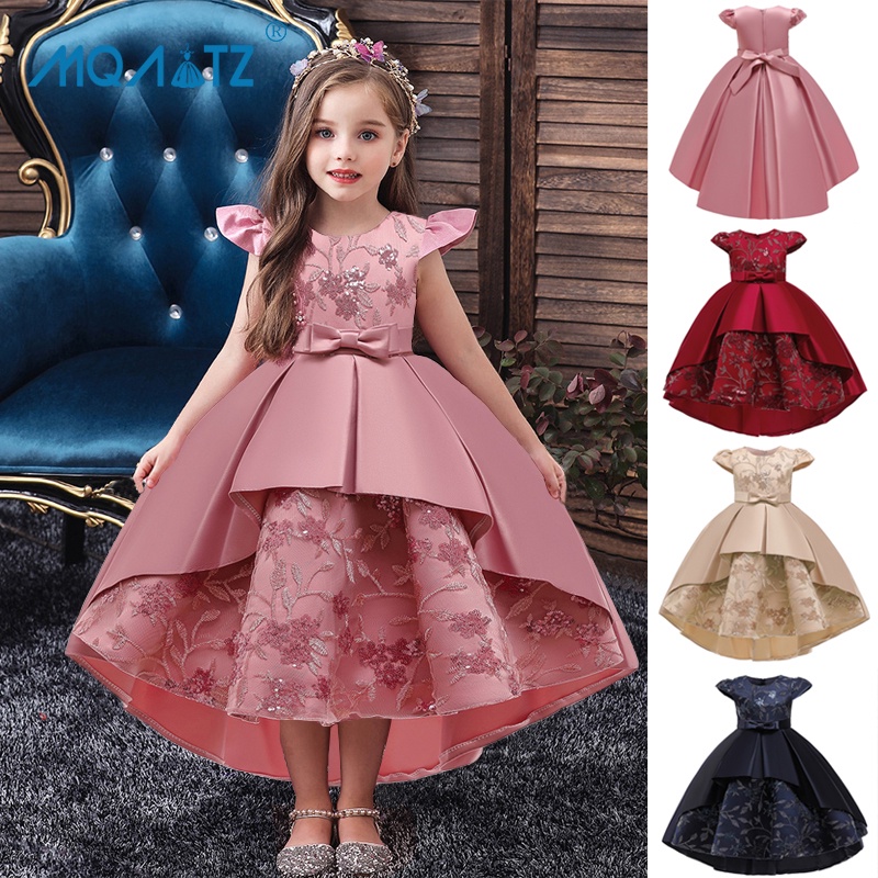 MQATZ Formal Evening Dress Girl Kids Dresses For Girls Children Clothing Flower Party Ball Gown Wedding Princess Dress 2 8 Years T5170 Shopee Malaysia