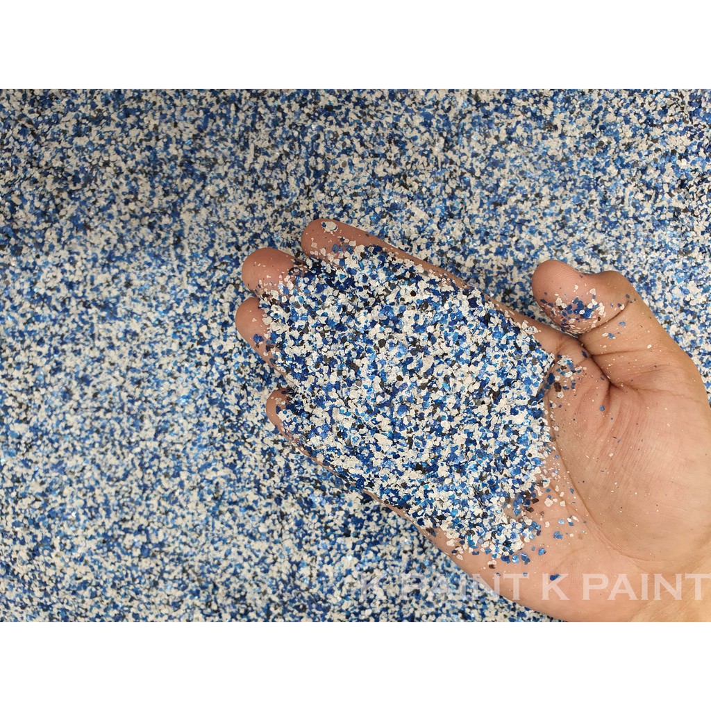 Epoxy Color Flake for Cement Tiles & Wall Waterproofing Antislip Grey