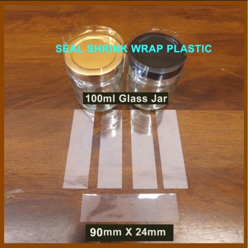 50pcs Shrink Wrap Plastic Sealer / Cap Seal For Glass Jar/ Bottle