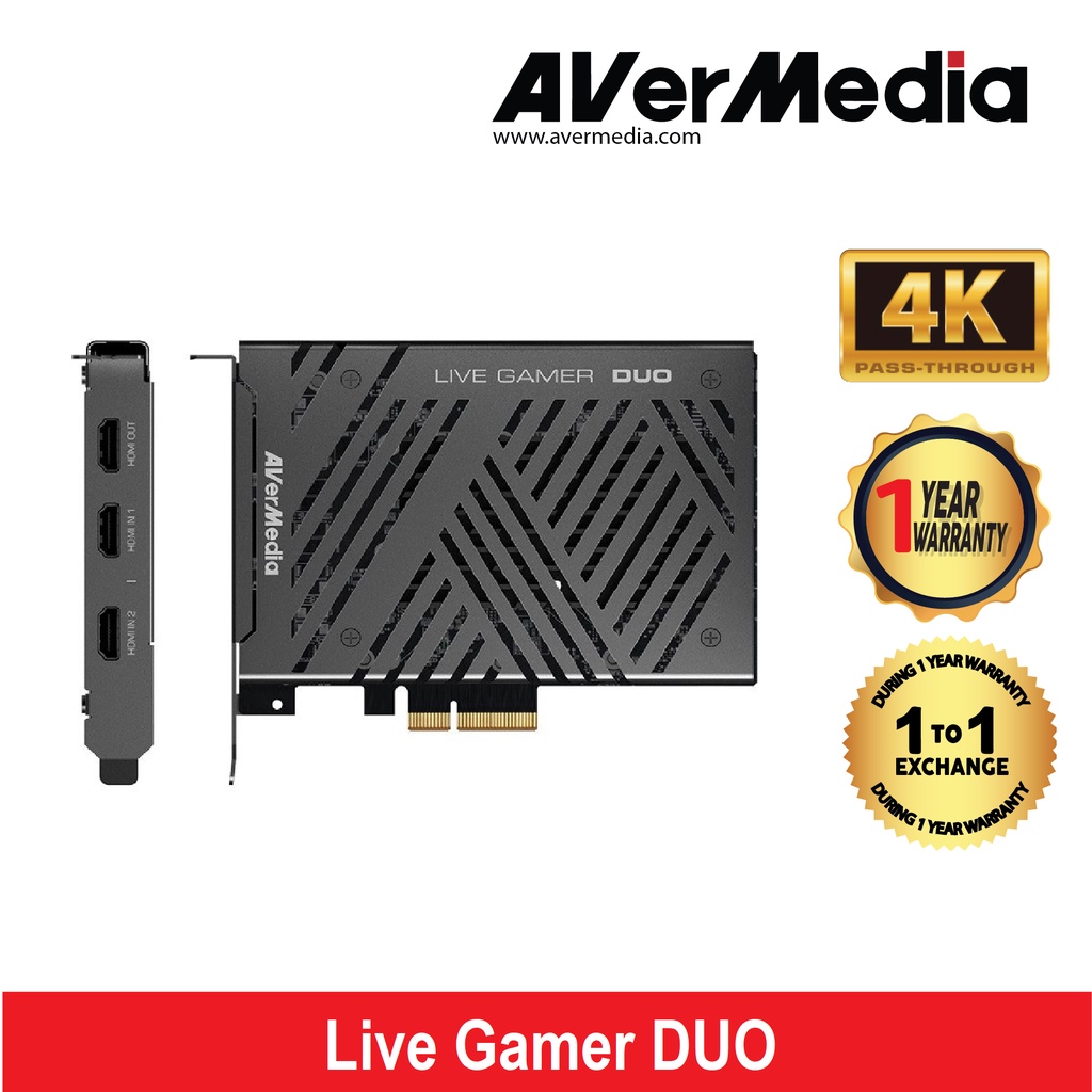 AVerMedia Live Gamer Duo GC570D – Deux Cartes De Capture Full HD 1080p Pour Streamer Comme Un Pro !
