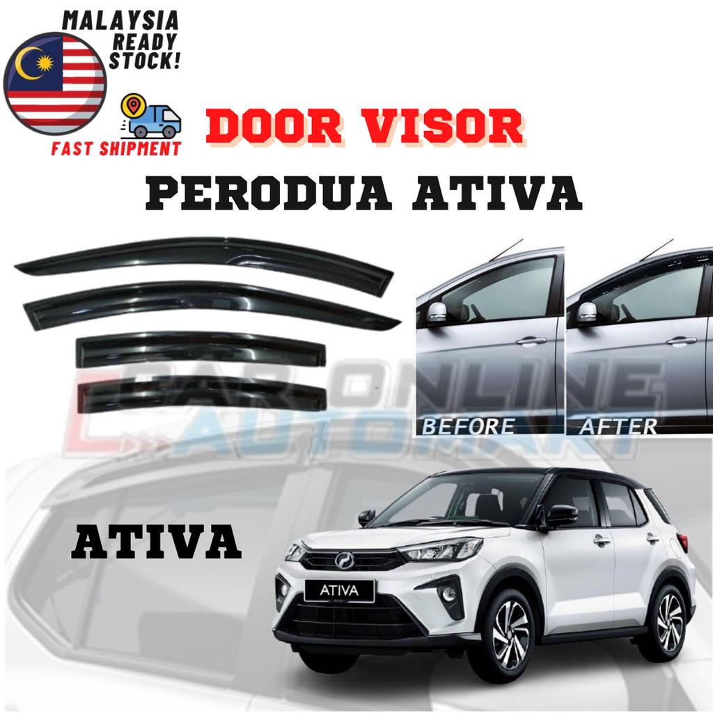 FOR ~ PERODUA ATIVA DOOR VISOR SMALL / MUGEN (4 PCS) | Shopee Malaysia