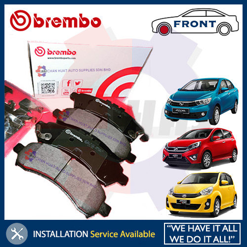 Perodua AXIA BEZZA Myvi LagiBest Icon BREMBO Front Disc Brake Pad