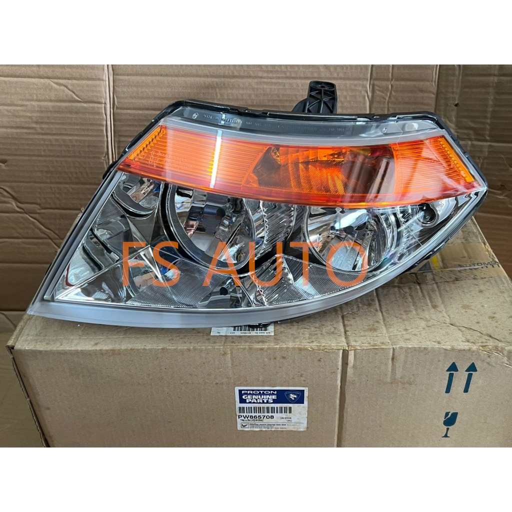  Clear Stock Original Proton Savvy Front Head Lamp Lampu Besar Depan 