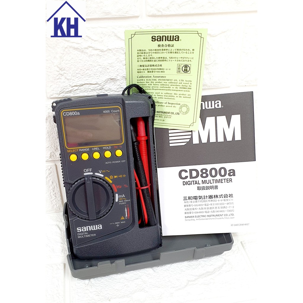 100% Original SANWA CD800a Digital Multimeter / SANWA 数字万用表 / (Ready ...