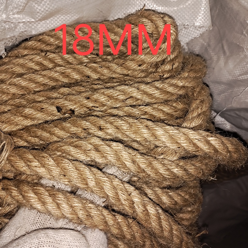 (STOCK&COD) 24MM*10m Natural Jute Hemp Linen Rope Twine String Cord