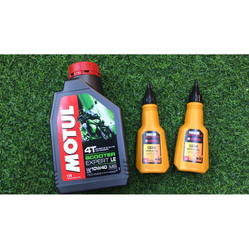 PACKAGE MOTUL ENGINE OIL/ YAMALUBE GEAR OIL (SCOOTER) Shopee Malaysia