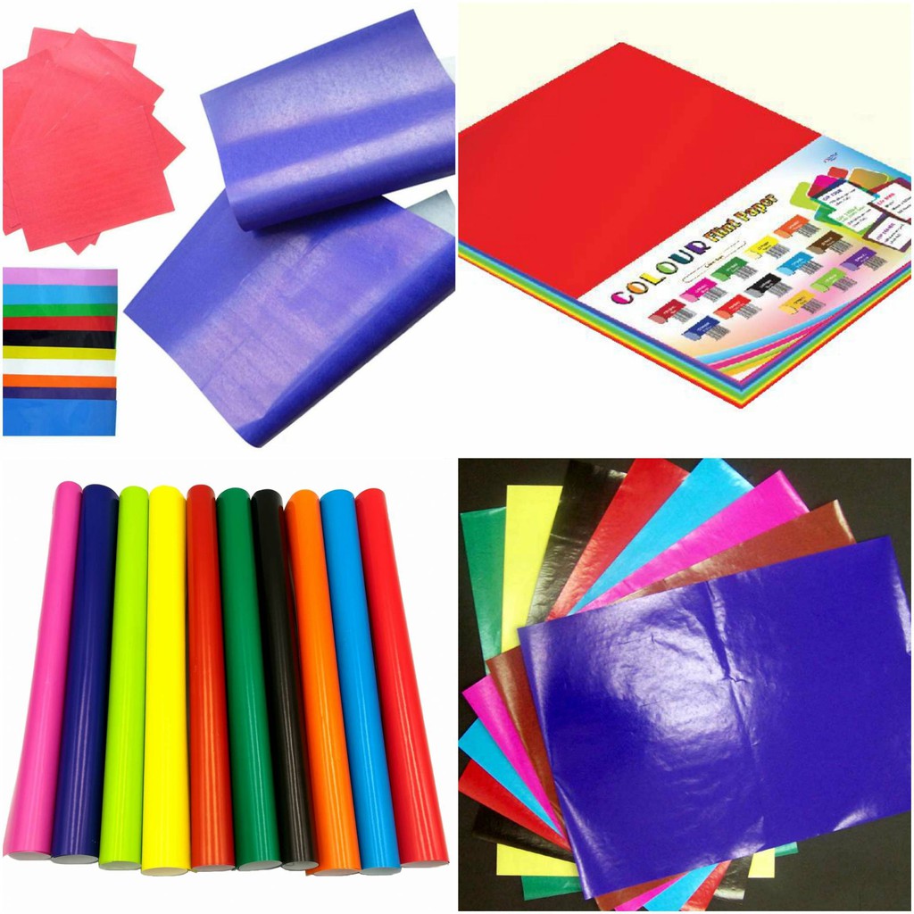 Colour Paper Flint Paper 10 Sheets Mix Colour Diy Art & Craft Kertas ...