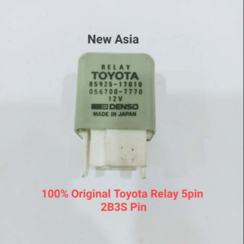 12V Auto Relais 85925-17010 - Lüfterkupplung & Scheinwerfer Relais