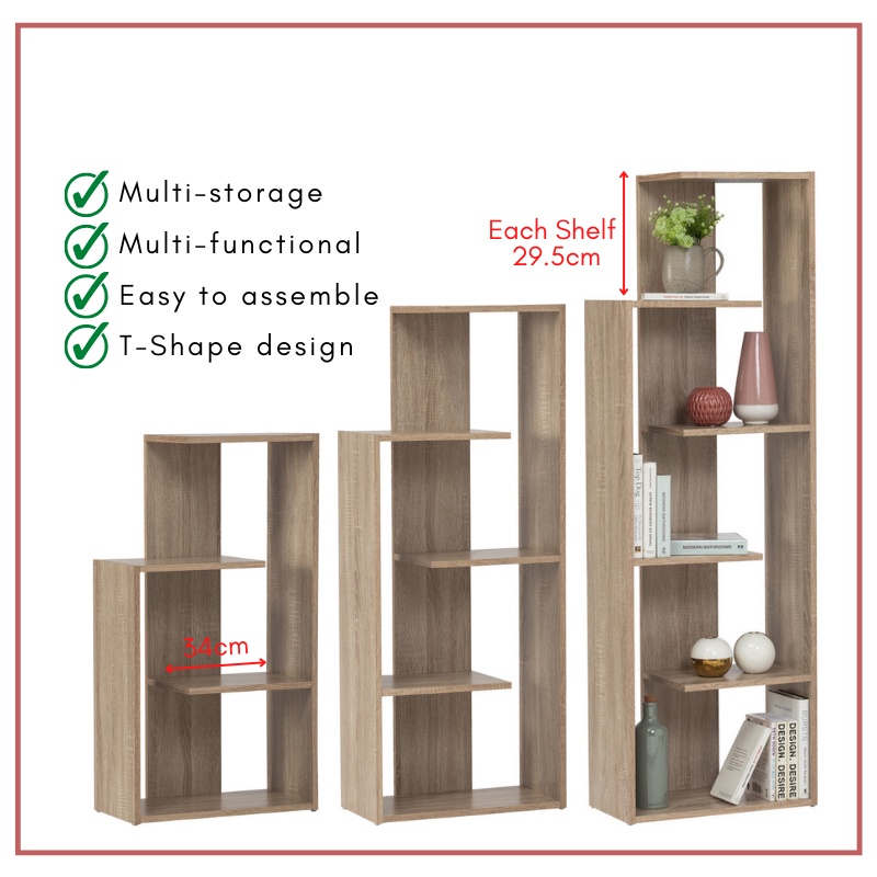 Alora Furniture - CHICAGO Display Rack /Bookcase / Divider / Book Rack ...