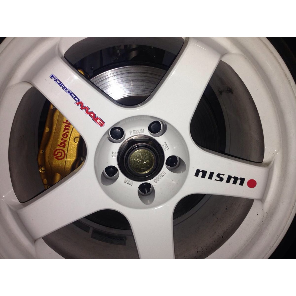Nismo LMGT4 Forged Mag Wheels Sticker Japan Design LMGT4 LMGT3 | Shopee ...