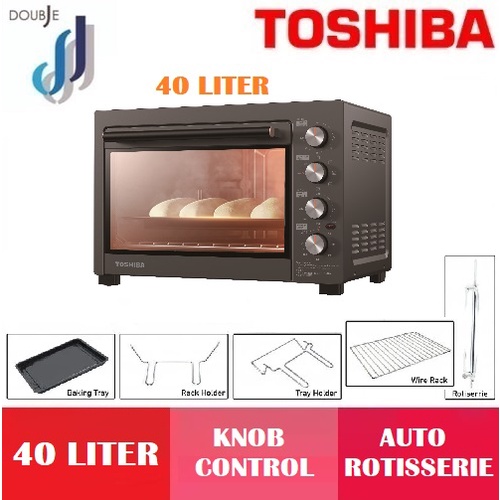 Toshiba 40L Toaster Oven With Convection & Rotisserie Function TL