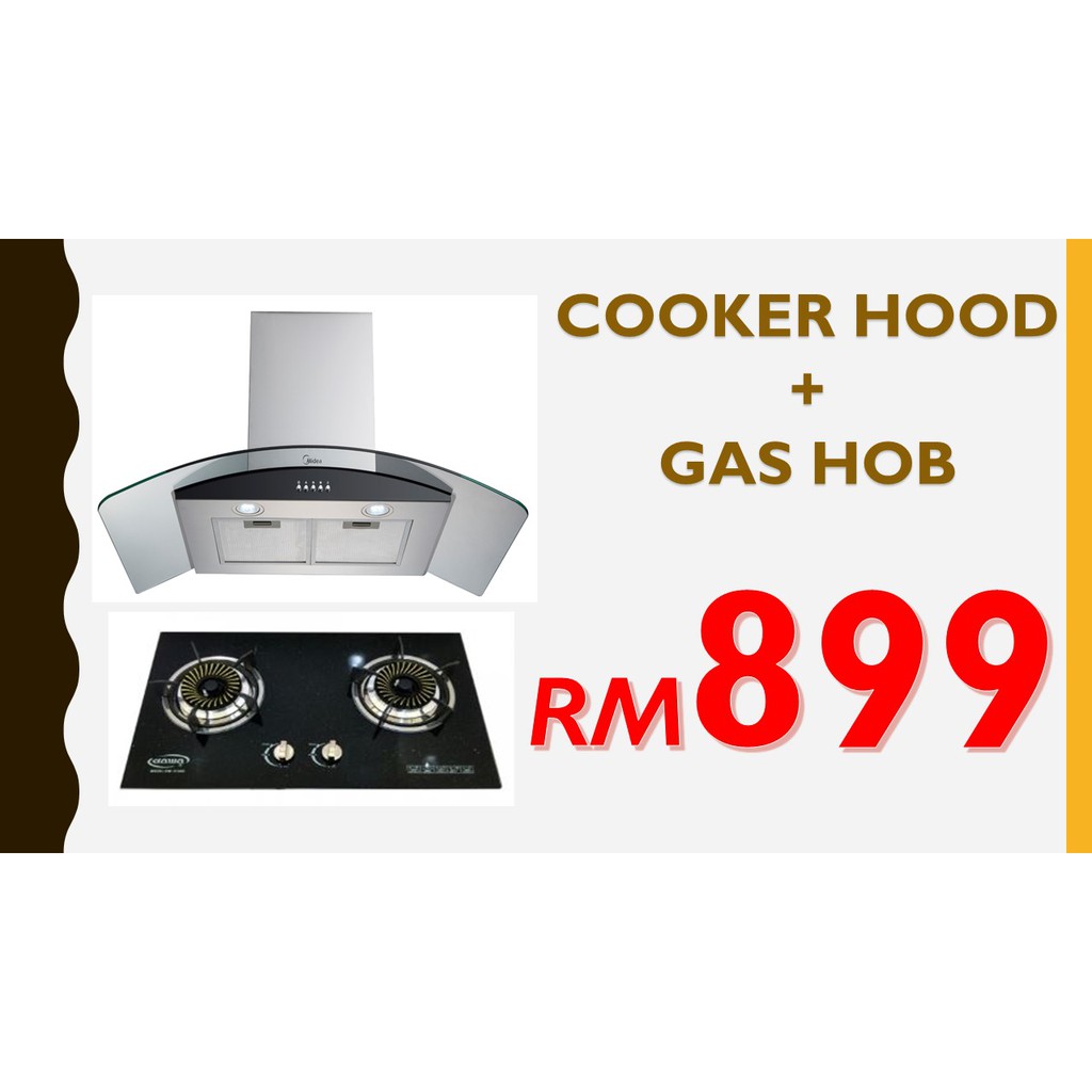 Kitchen Package (Cooker Hood + Gas Hob) Shopee Malaysia