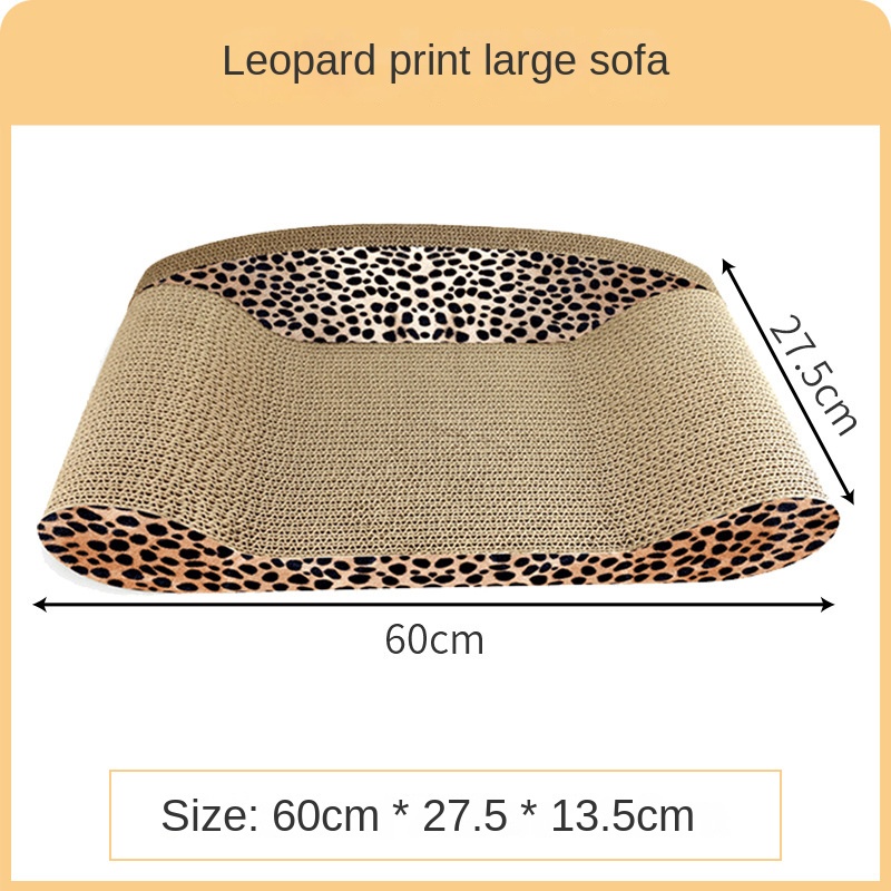 Large Cat sofa Scratcher board Cat Bed chaise longue Cat Scratching Cat