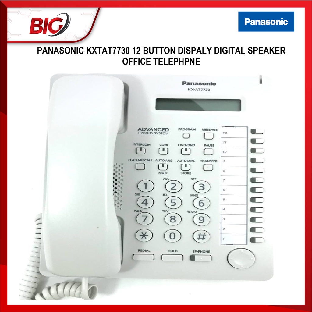 PANASONIC KXT7730 or KX-AT7730 PABX Keyphone Digital Speaker Telephone - Office & Household | Shopee Malaysia