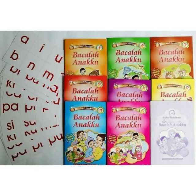 BACALAH ANAKKU SIRI CEPAT MEMBACA KAEDAH FONIK KIDS BOOK BUKU KANAK ...