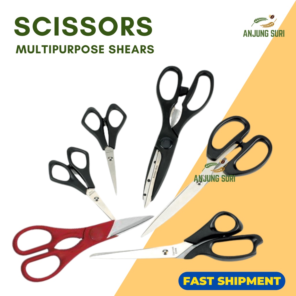 Gunting Dapur Pelbagai Kegunaan Multipurpose Scissors Kitchen Scissors