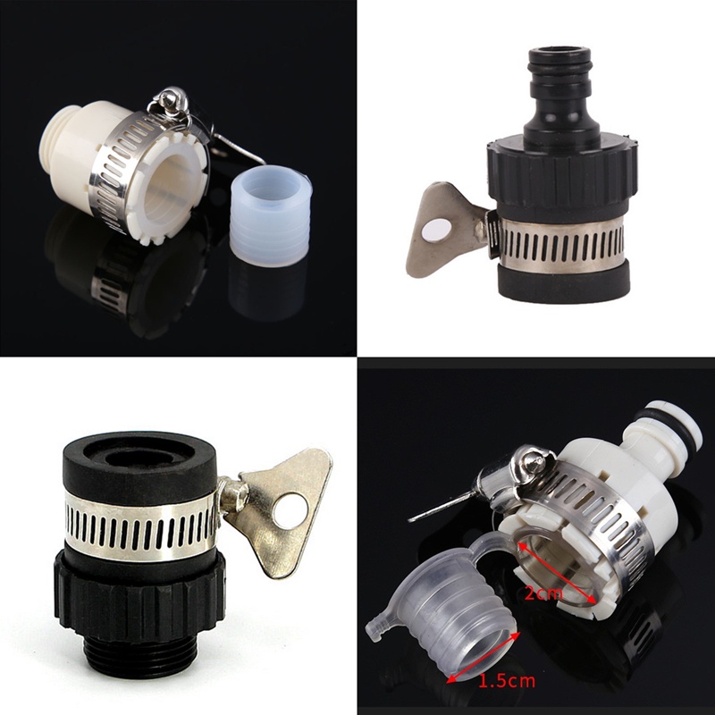 Ready Stock14 20mm Universal Water Faucet Adapter Tap Connector Garden Hose Pipe Fitting Faucet 1370