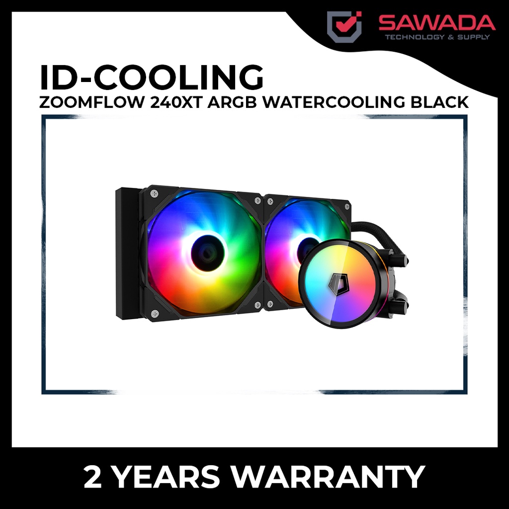 ID-COOLING ZOOMFLOW 240XT ARGB WATERCOOLING BLACK | Shopee Malaysia