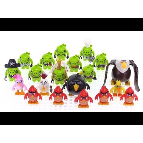 Angry best sale birds minifigures