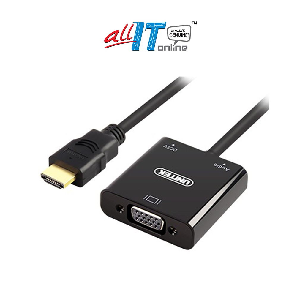 Unitek HDMIVGA With Audio Output Converter Y6333 Shopee Malaysia
