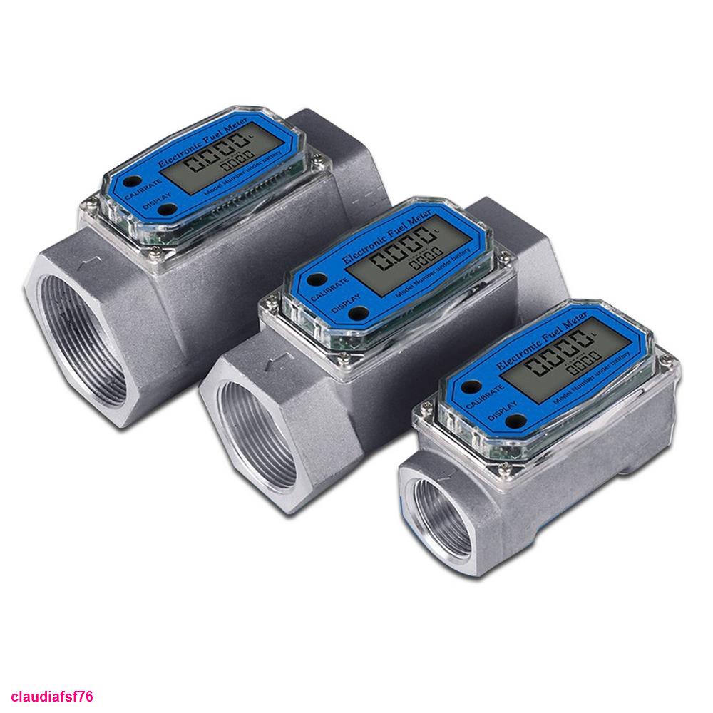 Digital Turbine Flow Meter Flowmeter Gauge PCB Electronic Flow ...