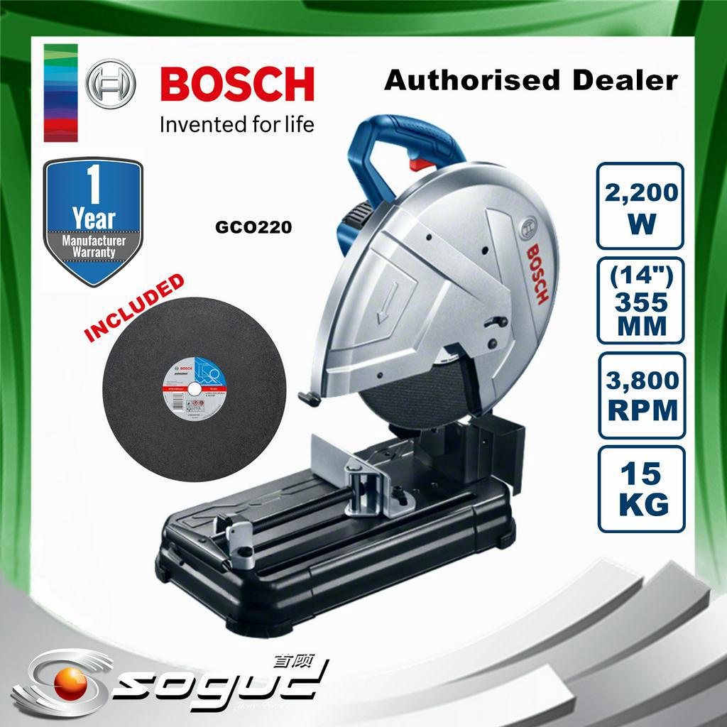 BOSCH GCO220 2200W 14" 355MM METAL CUT OFF SAW STEEL MACHINE CUTTING