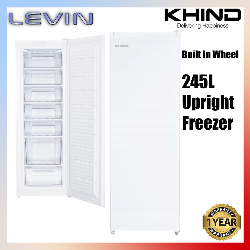 Khind 165L / 245L Upright Freezer Quick Freezing Shopee Malaysia