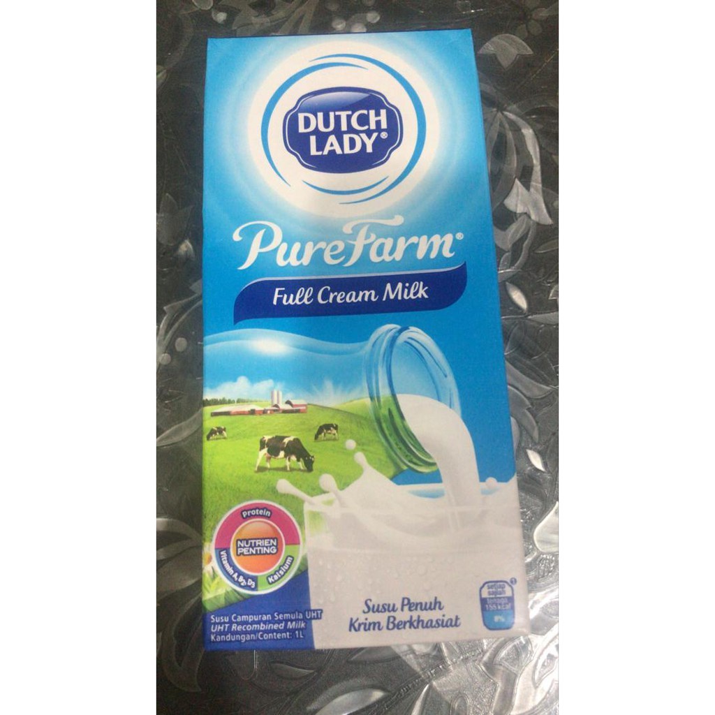 Dutch Lady PureFarm Full Cream Milk 1L Shopee Malaysia