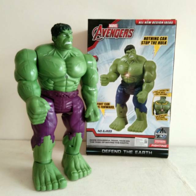 Avengers Marvel Robot Hulk Kids Toys Can Be Walking Shopee Malaysia