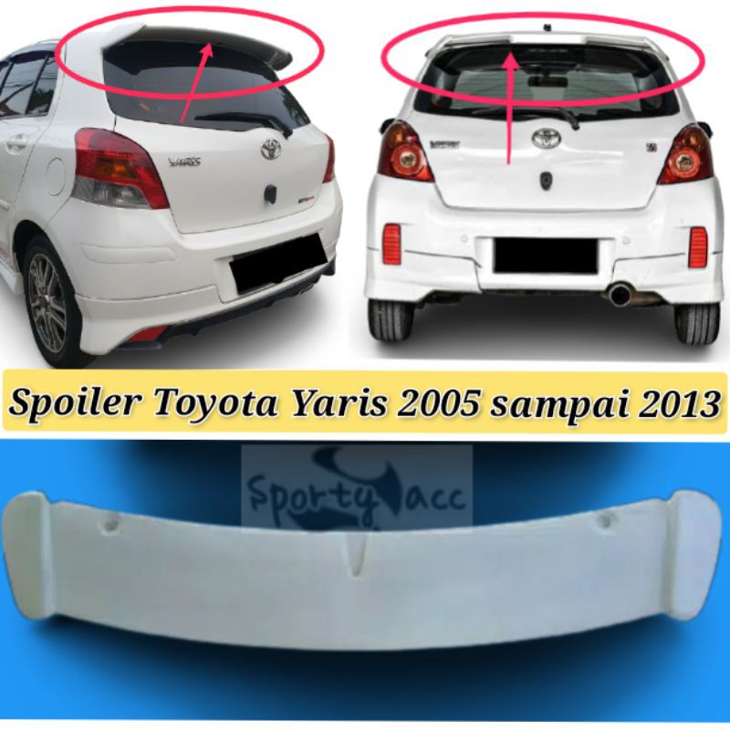Spoiler toyota yaris 2005-2013 | Shopee Malaysia