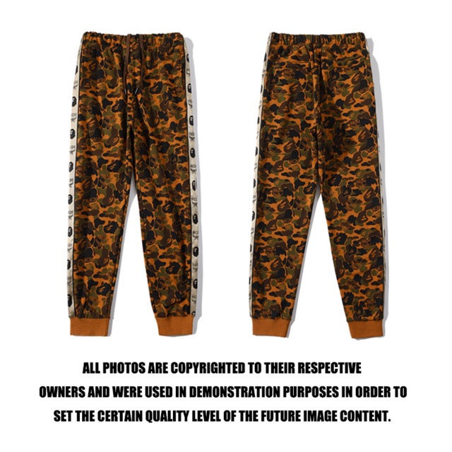 Bape mcm pants hotsell