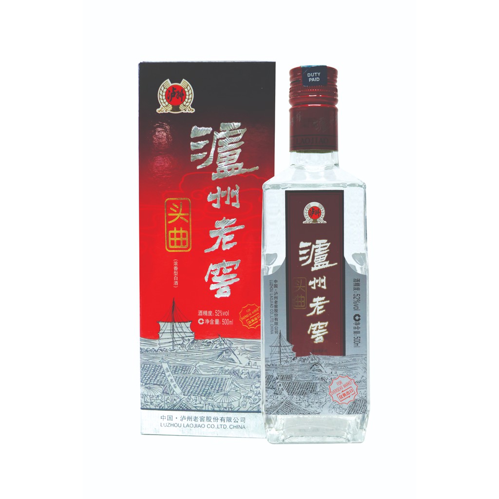 中国酒 白酒 Luzhou Laojiao 52% Baijiu 500ml-