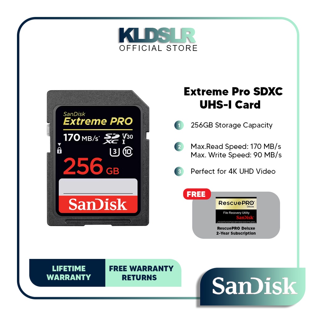 [Older Version] SanDisk 128GB Extreme PRO SDXC UHS-I Card - C10, U3, V30,  4K UHD, SD Card - SDSDXXY-128G-GN4IN