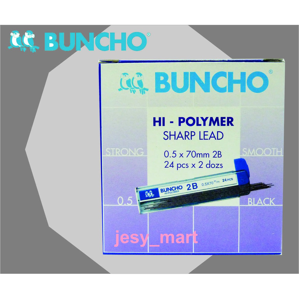 BUNCHO PENCIL LEAD 0.5MM (PER TUBE) | Shopee Malaysia