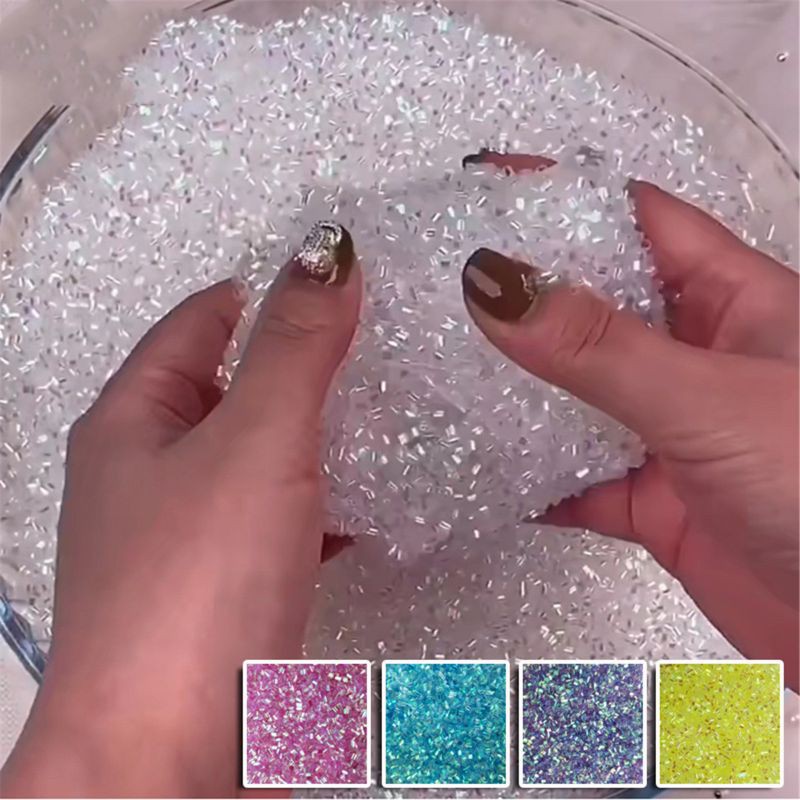 Schleim Sound Streusel Perlen – 10 G Packung, ASMR Slime Zubehör, Knisternde Füller Für DIY Schleim