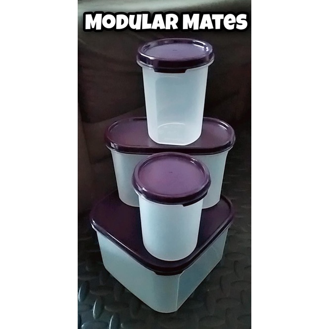 MODULAR MATES TUPPERWARE/BEKAS TEPUNG/BEKAS REMPAH/BEKAS MAKANAN/BEKAS ...