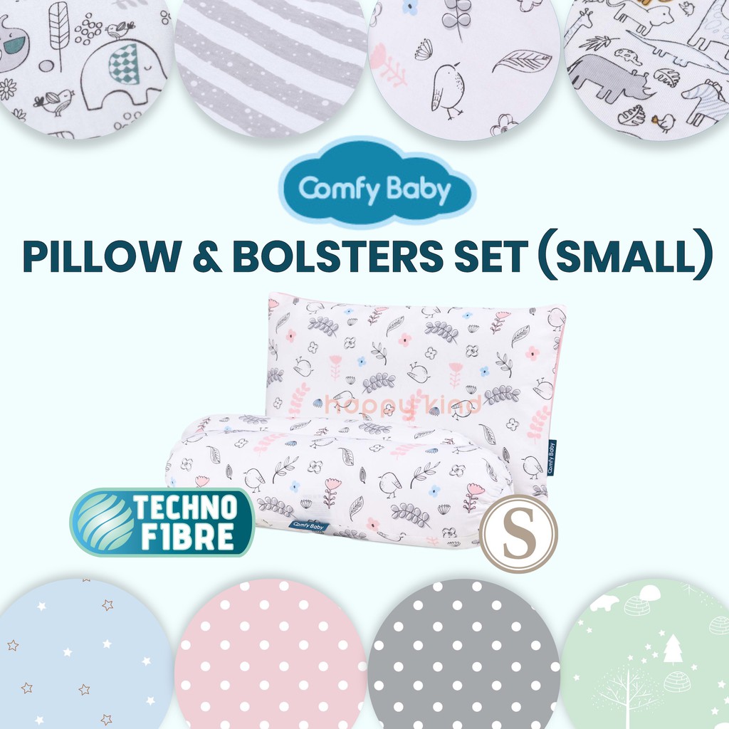 Babyhug 100% Cotton Bedding Set with Neck Pillow And Bolsters Set Sheep on Moon Print - White & Yellow main image 0