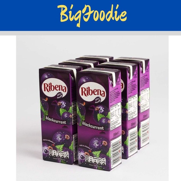 [BFD] Ribena Blackcurrant Drink Rtd 200mlx6s (Pack) | Shopee Malaysia